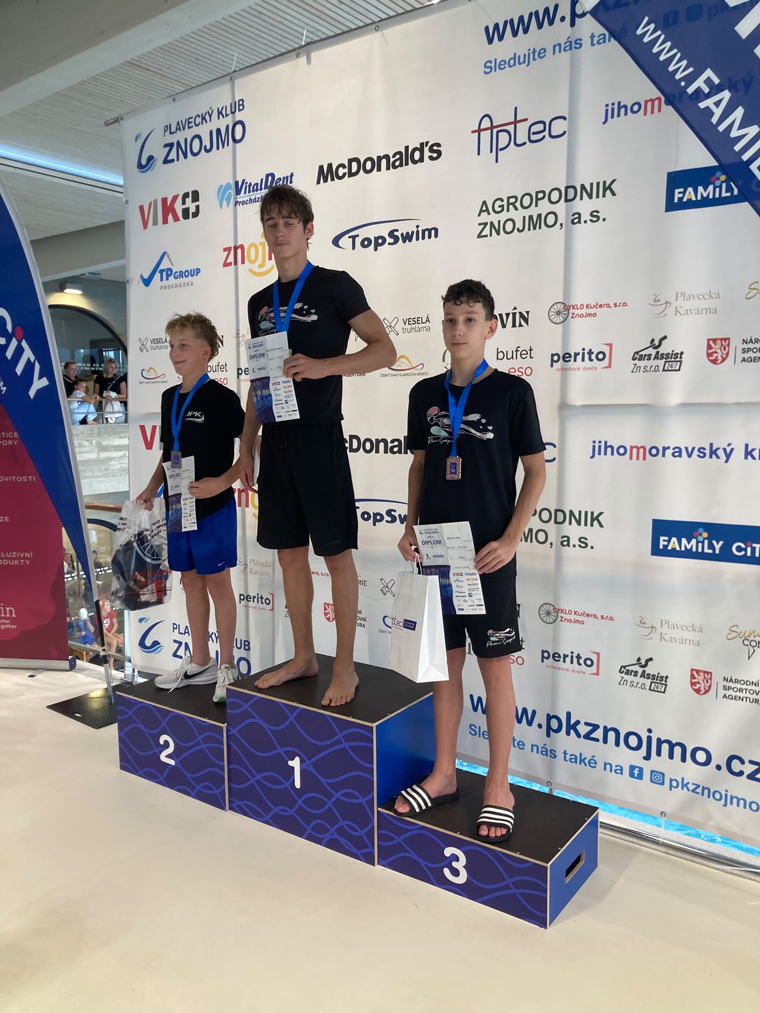 Matyáš Rolínek – první místo a Petr Hegyi – třetí místo